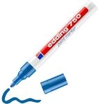 edding 750 Lackmarker - blau - 1 Stift - Rundspitze 2-4 mm - Lackstift zur...