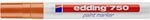 edding 750 Lackmarker - orange - 1 Stift - Rundspitze 2-4 mm - Lackstift zur