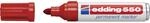 edding 550 Permanentmarker - rot - 1 Stift - Rundspitze 3-4 mm - wasserfest,