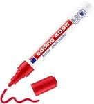 edding 4095 Kreidemarker - rot - 1 Kreidestift - Rundspitze 2-3 mm - Kreidestift f&uuml;r