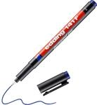 edding 141 F Permanenter Folienschreiber - blau - 1 Stift - Rundspitze 0,6 mm - Stift