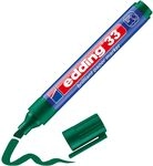 edding 33 Brillant-Papiermarker - gr&uuml;n - 1 Permanent Marker wasserfest -...