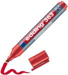 edding 363 Whiteboardmarker - rot - 1 Whiteboard Stift - Keilspitze 1-5 mm -