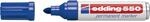 edding 550 Permanentmarker - blau - 1 Stift - Rundspitze 3-4 mm - wasserfest,