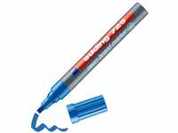 edding 725 neon board marker - neon blau - 1 Stift - Meißelfeder 2-5 mm -