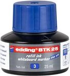 edding BTK 25 Nachf&uuml;lltinte Whiteboardmarker - blau - 25 ml - mit