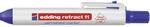 edding Retract 11 Permanent Marker - blau - 1 Stift - runde Feder 1,5-3 mm -