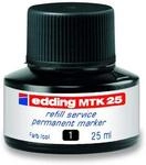 edding MTK 25 Nachf&uuml;lltinte - schwarz - 25 ml - mit Kapillarsystem, ideal zum