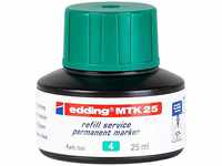 edding MTK 25 Nachfülltinte - grün - 25 ml - mit Kapillarsystem, ideal zum...