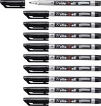 STABILO - Permanent-Marker - Write-4-all | medium, 10er Pack, schwarz