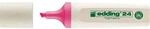 edding 24 EcoLine Textmarker - pink - 1 Textmarker - Keilspitze 2-5 mm - zum