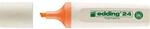 edding 24 EcoLine Textmarker - orange - 1 Textmarker - Keilspitze 2-5 mm - zum
