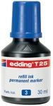 edding T 25 Nachf&uuml;lltinte Permanent Marker - blau - 30 ml - mit...