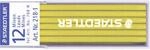 STAEDTLER 218 Lumocolor non-permanent omnichrom Spezialmine, 12 St&uuml;ck Etui, gelb