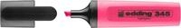 edding 345 Textmarker - pink - 1 Highlighter - Keilspitze 2-5 mm - ideal f&uuml;r