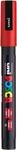 POSCA 186521 - POSCA Marker mit feiner Rundspitze, rot