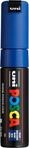 uni-ball 182651 &ndash; Marker POSCA mit breiter Keilspitze, PC-8K, blau, 1 St&uuml;ck