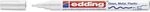 edding 751 Glanzlackmarker - wei&szlig; - 1 Lackmarker - Rundspitze 1-2 mm - Lackstift