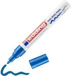 edding 750 Glanzlackmarker - blau - 1 Lackmarker - Rundspitze 2-4 mm - Lackstift f&uuml;r