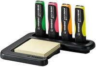 STABILO - Umweltfreundlicher Textmarker - GREEN BOSS - 4er Tischset - gr&uuml;n, rosa,