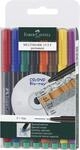Faber-Castell 1513 09 - Marker MULTIMARK permanent, St&auml;rke: F, 8er Etui