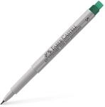 Faber-Castell 152463 - Marker Multimark S, non-permanent, gr&uuml;n, 1 St&uuml;ck