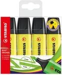 STABILO - Textmarker - BOSS ORIGINAL - 4er Pack - gelb