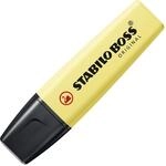 STABILO - Textmarker - BOSS ORIGINAL Pastel - Einzelstift - pudriges Gelb