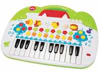 Simba 104018188 - ABC Tier-Keyboard, mit verschiedenen Sounds und Einstellfunktionen,