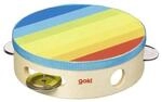 Goki 61920 - Musikinstrument - Tamburin mit Schellen