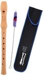 Voggys Holzblockfl&ouml;ten-Set Blockfl&ouml;te Wischer Stofftasche Set f&uuml;r Anf&auml;nger und