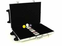 Nexos Trading Poker-Koffer Trolley aus Aluminium gepolstert für bis zu 1000...