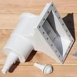 Unbekannt Karibu Breitmaulskimmer inkl. R&uuml;cklaufd&uuml;se Skimmer Set