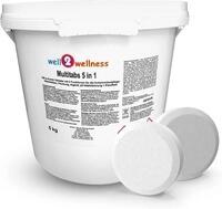 well2wellness Chlor Multitabs 200g 5,0kg | Sch&uuml;tzt Pooloberfl&auml;che | Langsaml&ouml;slich