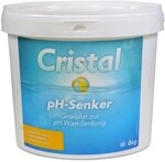 Cristal pH Senker Granulat 6 kg - Einfache Handhabung - Schnell l&ouml;slich - F&uuml;r