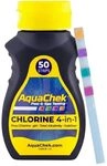 Aquachek 511244A Plastik Schwimmbecken und Spa Teststreifen, Gelb