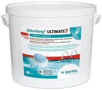 BAYROL Chlorilong ULTIMATE 7 - Pool Desinfektion - 7 in 1 Chlortabletten 300g, sehr