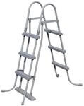 Bestway Poolzubeh&ouml;r Sicherheitsleiter, 107 cm, Mehrfarbig