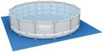 Bestway Flowclear quadratische Bodenplane, 488 x 488 cm, f&uuml;r Aufstellpools bis &Oslash;
