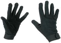Covalliero Reithandschuhe Jersey, Schwarz, S, 32606