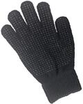 Kerbl 321600 Kinder Reithandschuh Magic Grippy, Noppen Handschuh, Schwarz