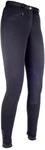 HKM 9064 Reithose Penny Easy, M&auml;dchen Hose, Kniebesatz, Schwarz / Schwarz, 116