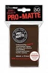 Ultra Pro 84189 - Deck-Schutz Standard Sleeves, Pro-Matte - Non Glare, braun