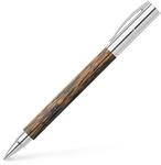 Faber-Castell 148120 - Tintenroller AMBITION Cocos, Metallspitze: 0,7 mm, inklusive