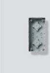 Siedle Geh&auml;use Unterputz 2 Module GU 611-2/1-0, 2543505