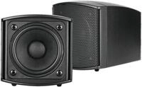 OMNITRONIC OD-2 Wandlautsprecher 8Ohm schwarz 2X | Lautsprecherpaar mit...