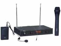 Ibiza - VHF2H - Drahtloses Mikrofonsystem mit 1 VHF-Handmikrofon, 1
