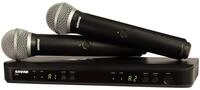 Shure BLX288/PG58 UHF Wireless Mikrofonsystem - Perfekt f&uuml;r Kirche, Karaoke,...