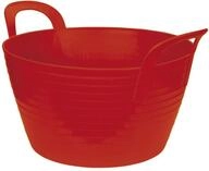 Kerbl Trog FlexBag rot (Flexibler Futtertrog, M&uuml;slisch&uuml;ssel, Fassungsverm&ouml;gen 12