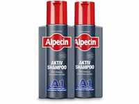 Alpecin Aktiv Shampoo A1 - 2 x 250 ml - Bei normaler bis trockener Kopfhaut |...